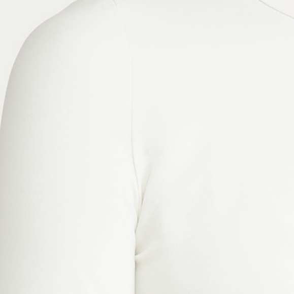 WeWoreWhat We Wore What Knit Cropped Cardigan Off White Viscose Button Down Top - Picture 8 of 12